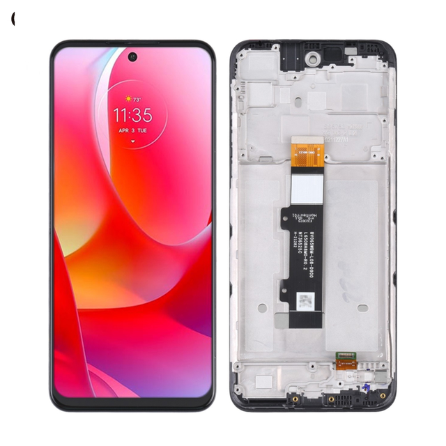 New 6.5" Moto G Power 2022 LCD Display with Frame and Touch Screen Digitizer Assembly Replacement
