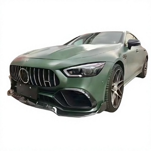 Kit carrosserie en fibre de carbone de haute qualité 2019 pour Mercedes Benz AMG GT50 GT53 : Nouvelle lèvre avant, jupes latérales, lèvre arrière, pare-chocs avant de voiture - Product Image 2