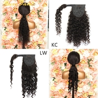 Extension per capelli lisci con clip, pezzo unico con clip, extension di capelli umani per donne nere