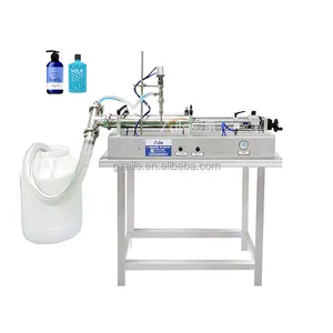 Semi-automatic Horizontal 100--1000 ml Shower Gel Shampoo Filling Machine