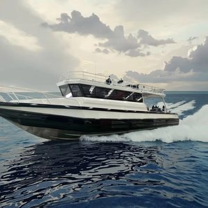 Bateaux de pêche en aluminium de 11 m (33 pieds) pour la plongée, le pilotage en mer, les passagers, l'équipage, les bateaux de plaisance et de pêche à vendre - Product Image 1