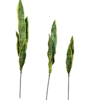 Offre Spéciale : Plante Artificielle Sansevieria (Lèvre de la Mariée) en Plastique, 30-100cm, pour Décoration Intérieure, Végétation de Bureau et Extérieur