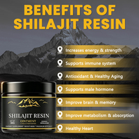 ODM/OEM Résine de Shilajit Pur à 100% de l'Himalaya, Mélange Ayurvédique Naturel de Shilajit en Résine à Haute Concentration