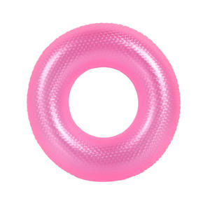 Nuevo Flotador Inflable Transparente Azul de Color Sólido, Flotadores de Piscina Dobles para Niños y Adultos - Product Image 5