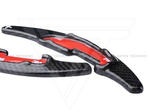 Palettes de changement de vitesse en fibre de carbone pour <span class=keywords><strong>BMW</strong></span> Série 2 F87 <span class=keywords><strong>M2</strong></span> 2016-2018 Garniture intérieure de voiture personnalisée - Product Image 4