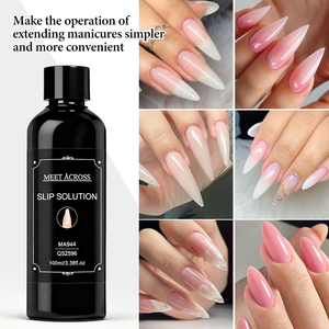 MEET ACROSS 100ml Poly Gel Extension Nail Gel <span class=keywords><strong>Solution</strong></span> Liquide Bouchon De Bouteille Comme Une Tasse Poly Gel <span class=keywords><strong>Solution</strong></span> Liquide <span class=keywords><strong>Slip</strong></span> <span class=keywords><strong>Solution</strong></span> - Product Image 5
