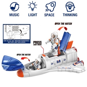 <span class=keywords><strong>Jouet</strong></span> éducatif pour enfants sur le thème de l'espace avec navette spatiale en plastique sonore Offre Spéciale <span class=keywords><strong>jouet</strong></span> de navette d'exploration spatiale - Product Image 2