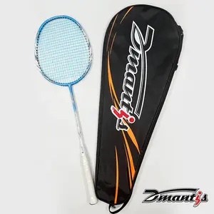 Çerçeve mili bağlı Badminton raketi ofansif yumuşak keçe alüminyum alaşım raket Badminton eğitim için