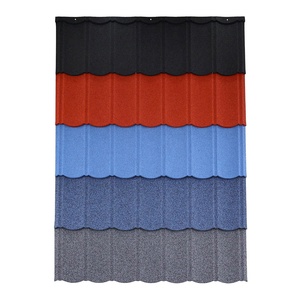 Tegola Metallica Rivestita in Pietra con Vari Colori, Tipo Ondulato, Copertura <span class=keywords><strong>per</strong></span> Grondaie, Angoli e Bordi Tetto - Product Image 4