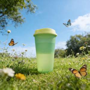 Tasse à café en plastique thermochromique sensible à la chaleur de 16 oz (473 ml) en PP - Product Image 4