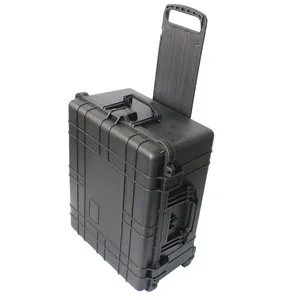 Factory direct supply safety product sturdy anti-scratch plastic airtight travel case with pick and pluck foam