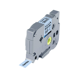 Vente <span class=keywords><strong>en</strong></span> <span class=keywords><strong>gros</strong></span> Ruban d'étiquettes laminé 12mm x 8m Compatible <span class=keywords><strong>Brother</strong></span> <span class=keywords><strong>P</strong></span>-<span class=keywords><strong>touch</strong></span> TZe Ruban texte noir sur fond bleu pastel Cartouche d'étiquettes - Product Image 2