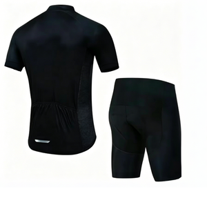 Ensemble de cyclisme personnalisé <span class=keywords><strong>avec</strong></span> logo, short et t-shirt à manches courtes, ensemble sportif respirant en spandex/polyester imprimé pour <span class=keywords><strong>homme</strong></span>, été - Product Image 3