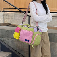 Sac de sport de grande capacité pour la salle de sport et le sport, avec poche séparée pour les chaussures, durable, multifonctionnel, sac de voyage pour le week-end
