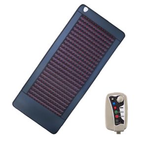 Tappetino Terapeutico Riscaldante con Ioni Negativi 100*50cm / 190*80cm con Cristalli di Ametista e Tormalina per il Benessere e lo Yoga per Alleviare la Fatica - Product Image 1