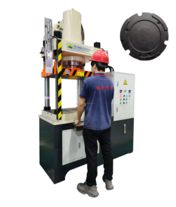 80T-300T油圧プレス用ホットフォージマシン試験鉄カウンター級ブロック成形クレーンモーターポンプエンジンPLCコア付き - Product Image 6