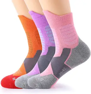 Running Hiking Socks for Women Men, 3-Pack Moisture Wicking Socks Light Sport Outdoor Socks