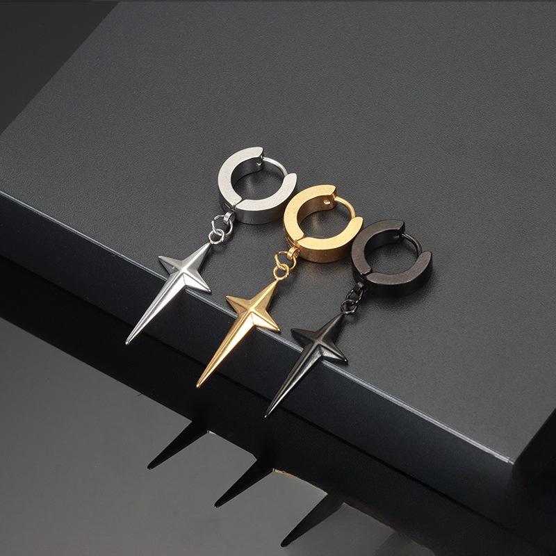 ear clip Black Ear piercings are available