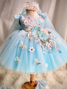 sachin and babi light blue dress Baby Blue Tulle Dress