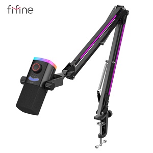 ไมโครโฟนเกมมิ่ง <span class=keywords><strong>FIFINE</strong></span> AM8 PROT <span class=keywords><strong>XLR</strong></span>/USB RGB สำหรับ PC PS5 สตรีมมิ่ง YouTube ไมค์สำหรับเกมเมอร์ - Product Image 1