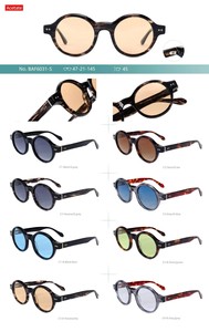 Lunettes de <span class=keywords><strong>soleil</strong></span> vintage rondes à petite monture <span class=keywords><strong>UV</strong></span> 400 polarisées pour <span class=keywords><strong>les</strong></span> seniors en acétate Belles lunettes de <span class=keywords><strong>soleil</strong></span> aux couleurs assorties - Product Image 2