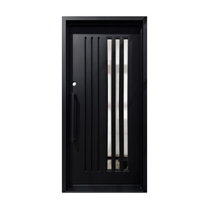 Porte <span class=keywords><strong>de</strong></span> sécurité à battants en fer forgé <span class=keywords><strong>de</strong></span> luxe, vente chaude, <span class=keywords><strong>avec</strong></span> isolation thermique, entrée extérieure moderne pour villa, entrée <span class=keywords><strong>de</strong></span> <span class=keywords><strong>maison</strong></span> - Product Image 3