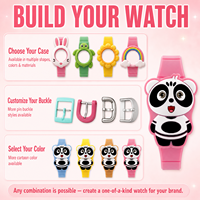 Montre digitale à LED pour enfants, nouveau Design et de marque personnalisée, bon marché, Design de dessin animé, pour garçons et filles
