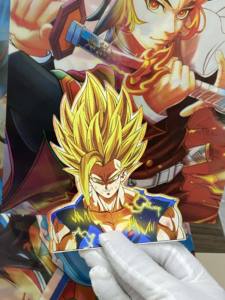 股票设计龙珠可爱卡通动漫3D贴纸防水汽车贴纸儿子悟汉笔记本运动贴纸装饰 - Product Image 2