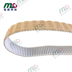Correa síncrona Minsen Pu con patrón de clavos elípticos para máquina de salchichas - Product Image 2
