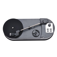 Mini Tocadiscos de Vinilo, Fonógrafo de Rotación Directa, Reproductor de MP3 con Puerto USB, Doble Velocidad 33/45 RPM, Hecho en China, Ezcap613p