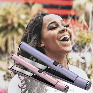 Nueva tecnología, doble calentamiento rápido, 2 en 1, rizador de pelo de titanio, rizador de pelo Tong con Clip, estilizador de pelo de salón - Product Image 4