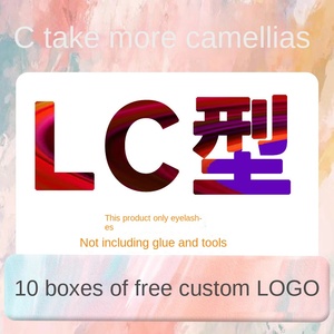 LC-Type ขนตาจิ้งจอกปลูกถ่ายอวัยวะ Thai-type L-Type รูปกระต่ายมุมกว้างรูปแมวการ์ตูนดอกคาเมลเลียไม่กระจายรากสังเคราะห์ - Product Image 6