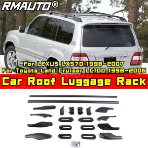 แร็คหลังคาสำหรับ Toyota Land Cruiser LC100 ปี 1998-2006 สำหรับ LEXUS LX570 ปี 1998-2007 ชุดแต่งรถยนต์ - Product Image 3