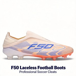 Nuevas Botas de Fútbol Clásicas F50 FG para Estudiantes de Secundaria, Botas de Fútbol Deportivas con Tacos Largos, Estilo Deportivo, Aptas para Primavera y Otoño - Product Image 1