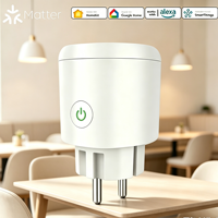 Prise intelligente Wi-Fi Matter EU 16A haute puissance avec contrôle local, aucune application requise, compatible Alexa Google Home, automatisation intelligente