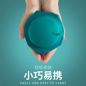 Almohada de Viaje en Forma de U, Inflable Automática, para Avión y Auto, Almohada Circular Plegable, Tipo Presión, Cojín para Cuello - Product Image 2