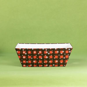 Boîte cadeau de Noël personnalisée, boîte rigide pour logo transfrontalier, boîte en papier kraft trapézoïdale, utilisation agricole, vente en gros - Product Image 5