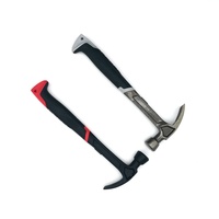 Marteau à griffes monobloc de 16oz en acier massif avec poignée en caoutchouc ergonomique