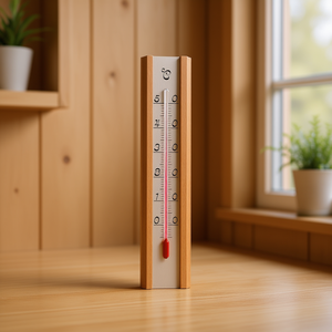 ทีเอฟเอ ดอสท์มันน์ เทอร์โมมิเตอร์วัดอุณหภูมิห้อง รุ่นโอ๊ค 20.5x4 ซม. แพ็ค 10 ชิ้น - Product Image 3