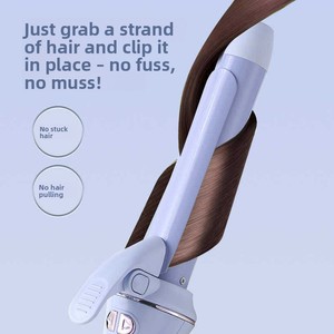 <span class=keywords><strong>Fer</strong></span> à boucler automatique en céramique tourmaline avec ions négatifs et chauffage à température constante pour usage domestique - Product Image 1