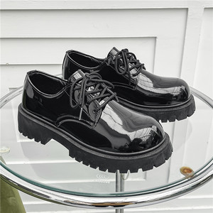 2024 <span class=keywords><strong>pas</strong></span> <span class=keywords><strong>cher</strong></span> hommes nouvelle plate-forme chaussures en cuir haute cheville hommes mocassins décontractés à lacets chaussures en cuir d'affaires - Product Image 2
