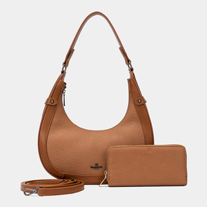 Borse a Tracolla da Donna BAGCO a Forma di Luna, Prezzo di Fabbrica all'Ingrosso, <span class=keywords><strong>Set</strong></span> di Borse Eleganti con <span class=keywords><strong>Portafoglio</strong></span> - Product Image 1