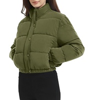 Chaqueta de Plumón Personalizada OEM 2024 de Alta Calidad para Mujer, Impermeable, Transpirable, Bordada, Estilo Burbuja, Talla Grande para Invierno