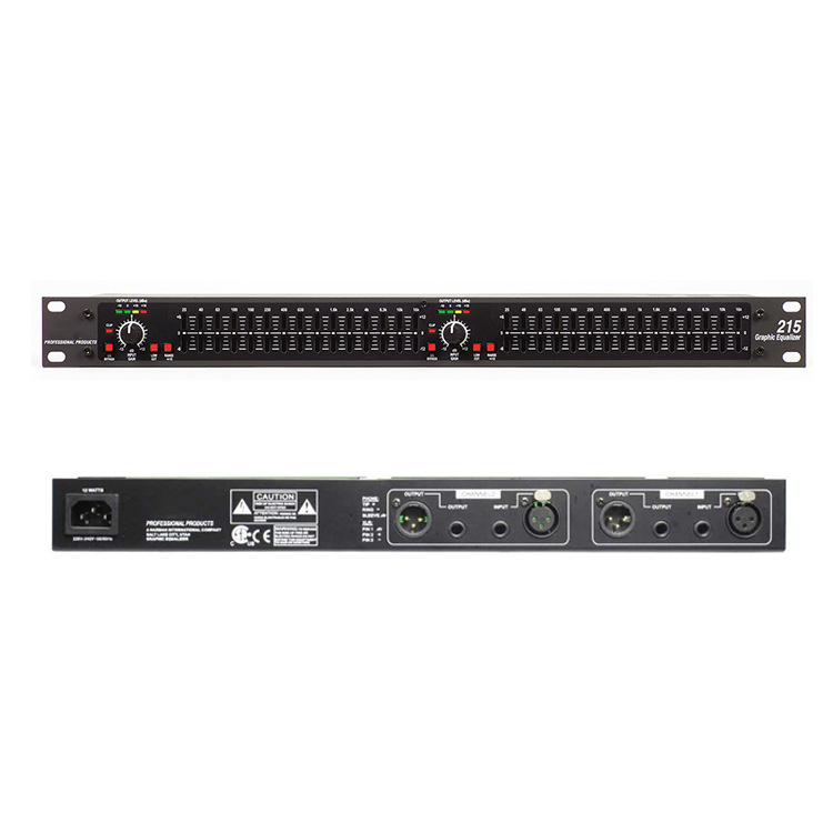 EQ สมดุลลดเสียงรบกวนผลควอไลเซอร์เครื่องขยายเสียงระบบเสียง2231ควอไลเซอร์เสียงระดับมืออาชีพสำหรับเวทีดีเจ