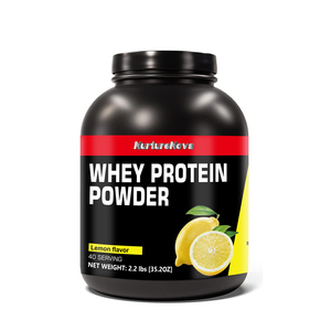Poudre de protéines aromatisée au citron pour l'exportation, WHEY <span class=keywords><strong>PROTEIN</strong></span> <span class=keywords><strong>POWER</strong></span> 2,2 lb, Stock d'usine, OEM - Product Image 1