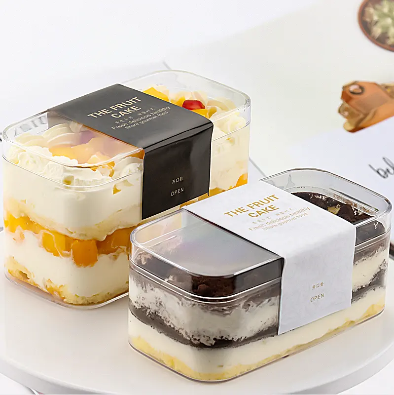 Werbe haltbare Keks verpackungs box Lebensmittel qualität PS Kunststoff behälter