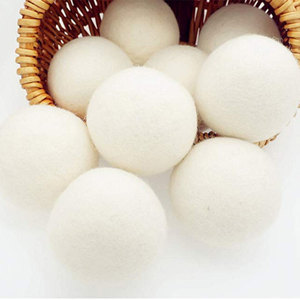 Adoucisseur réutilisable de nouvelle-zélande 100% boules de lavage biologique boules de séchage en <span class=keywords><strong>laine</strong></span> feutrée pour Machine à laver - Product Image 2