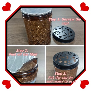 Deodorante per Ambienti a Lunga Durata ed Eliminatore di Odori, Perle Trasparenti con Fragranza Personalizzata per Camera da Letto, Seminterrato, Barca, Ufficio - Product Image 5