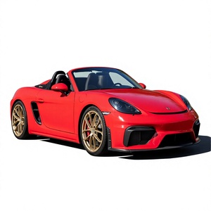 Porsche 718 Boxster Spyder Usado 2023 ~3,800 Millas, Transmisión Manual de 6 Velocidades, Motor de 4.0 Litros Flat-6, Color Rojo Guardias - Product Image 1