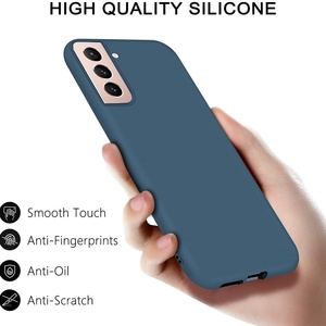 Funda de Silicona Líquida, Acabado Mate, TPU, Minimalista, Compatible con Samsung Galaxy S21 5G - Product Image 3